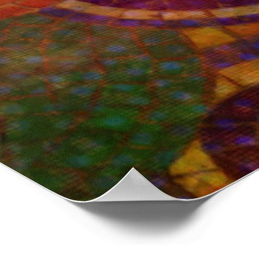 ガンジー感動的動物の権利引用文アート ポスター (角)