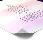 ガンジー感動的引用文ポスターウォーター色 ポスター (角)