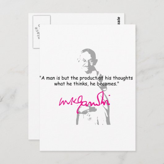ガンジー2 ポストカード (正面/裏面)
