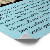 ガンジー：すべての土地の文化が欲しい。.... ポスター (角)