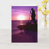 ガンジー カード (黄色い花)