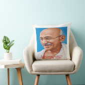 ガンジー&ベザチェンジ引用文ジャンボコットンピロー クッション (椅子)