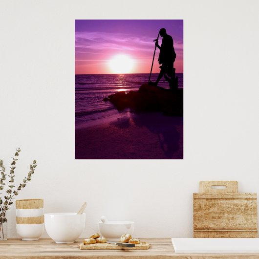 ガンジー ポスター (キッチン)