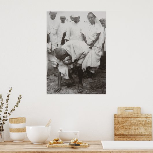 ガンジー ポスター (キッチン)