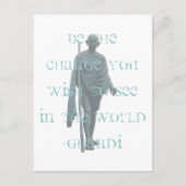 ガンジー ポストカード (正面)