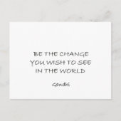 ガンジー ポストカード (正面)