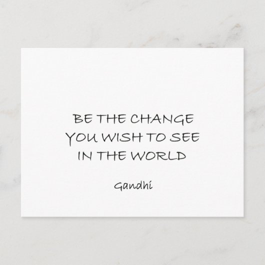 ガンジー ポストカード (正面)