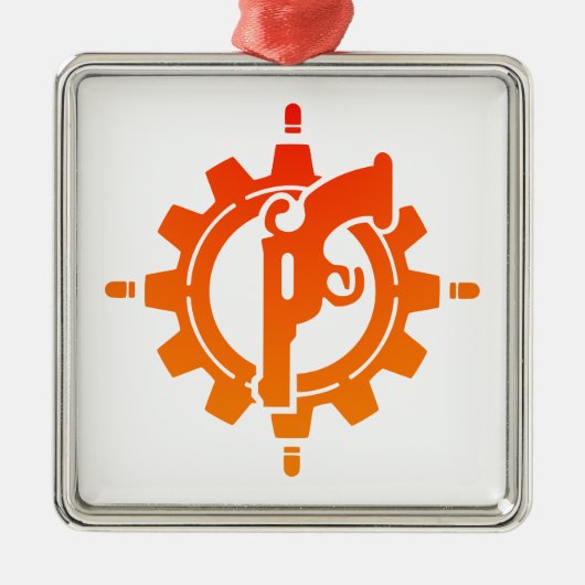 ガンスリンガーシャープシュータースナイパーガンナーディッド メタルオーナメント (正面)