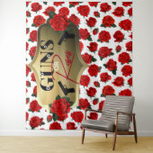 ガンズオアローズ性別発表ベビーシャワー タペストリー (インサイチュ)