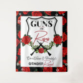 ガンズオアローズ　性別発表ベビーシャワー タペストリー (正面)