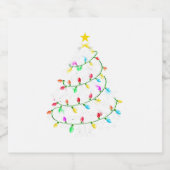 ガンズクリスマスツリーオーナメント スパークリングワインラベル (シングルラベル)