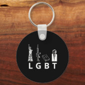 ガンズバイブルトランプ キーホルダー (正面)