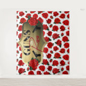 ガンズ・アンド・ローゼス 性別発表 ベビーシャワー タペストリー (正面)