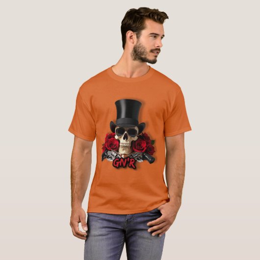 ガンズ・アンド・ローゼズ ジョーク Tシャツ (正面フル)