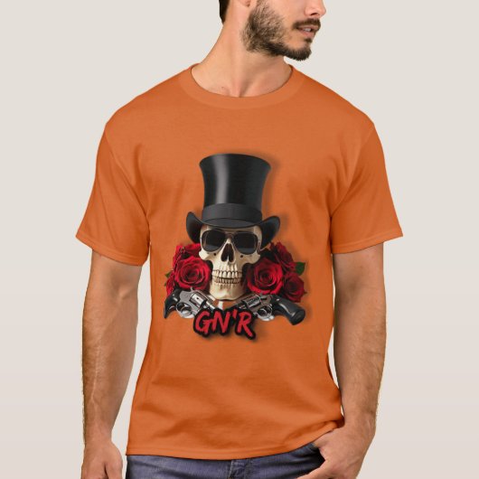 ガンズ・アンド・ローゼズ ジョーク Tシャツ (正面)
