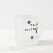 ガンターゲット射撃、 発砲範囲 フロストグラスマグカップ (正面右)