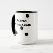 ガンターゲット射撃、 発砲範囲 マグカップ (正面左)