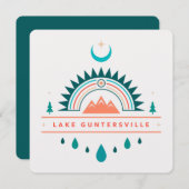 ガンターズビルアラバマ湖 招待状 (正面/裏面)