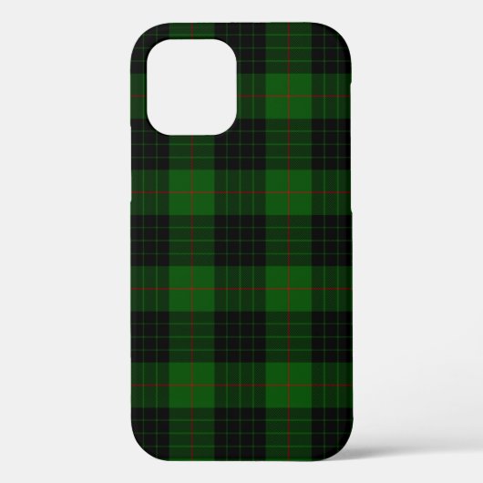 ガンタータンチェックグリーンブラックプレイド Case-Mate iPhoneケース (裏面)