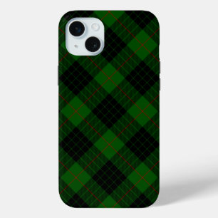 ガンタータンチェックグリーンブラックプレイド iPhone 15 MINIケース