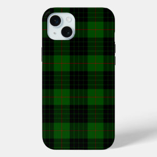 ガンタータンチェックグリーンブラックプレイド iPhone 15 MINIケース