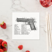 ガンダイアグラムV2 スタンダードカクテルナプキン (インサイチュ)