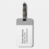 ガンダバードOrcsムービーのアイコン ラゲッジタグ (裏面縦)