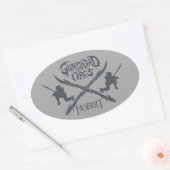 ガンダバードOrcsムービーのアイコン 楕円形シール (封筒)