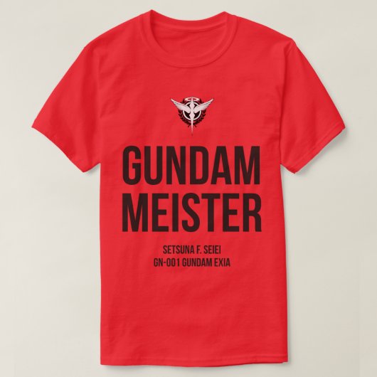 ガンダムマイスター Tシャツ (デザイン正面)