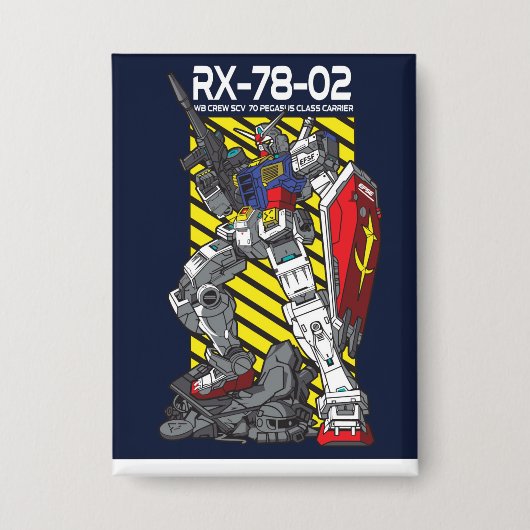 ガンダム 缶バッジ (正面)