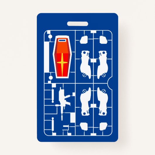 ガンダムrx 78アムロ線ガンプラビルダーランナー趣味 バッジ (正面)
