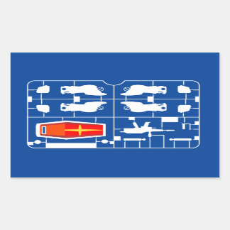 ガンダムrx 78アムロ線ガンプラビルダーランナー趣味 長方形シール