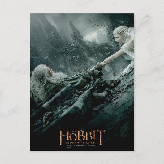 ガンダルフとガラドリエル到達 ポストカード (正面)