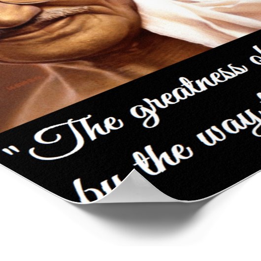 ガンディアニマル引用文 ポスター (角)