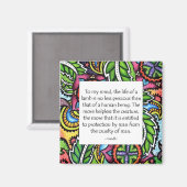 ガンディアニマル引用文 マグネット (正面/裏面)