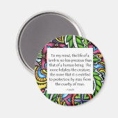 ガンディアニマル引用文 マグネット (正面/裏面)