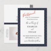 ガンディオブミルトンタータンチェックプレイドファミリーパターン ポストカード (正面/裏面)