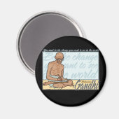 ガンディベザチェンジ引用文 マグネット (正面/裏面)