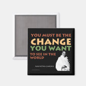 ガンディー磁石 マグネット (正面/裏面)