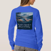 ガンディ生産性引用文Tシャツ Tシャツ (裏面)