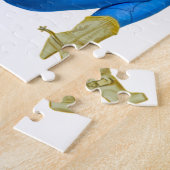 ガントートピンアップ女性のカーボーイThunder_Cove ジグソーパズル (側面)