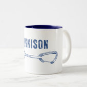 ガンニソンコロラドロック登山クイックドロー ツートーンマグカップ (正面右)