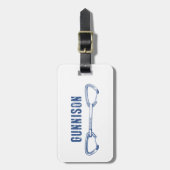 ガンニソンコロラドロック登山クイックドロー ラゲッジタグ (正面縦)