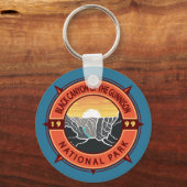 ガンニソン国立公園コンパスのブラックキャニオン キーホルダー (正面)