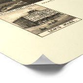 ガンニソンCOパノラママップ – 1882 ポスター (角)