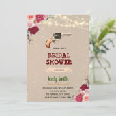 ガンバラブライダルシャワー招待 招待状 (スタンド正面)