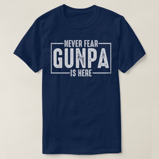 ガンパが来るのを恐れない Tシャツ (デザイン正面)