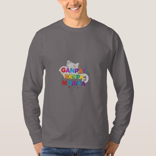 ガンパティバプパモヤ Tシャツ (正面)