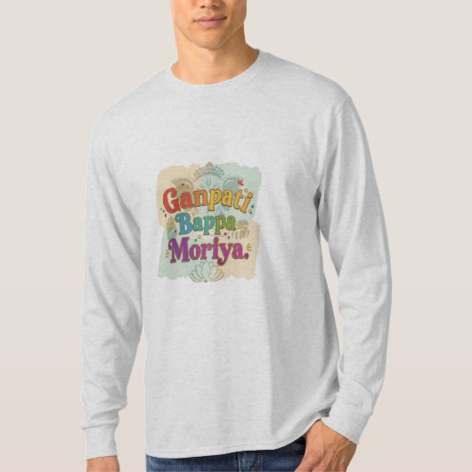 ガンパティバプパモルヤ Tシャツ (正面)