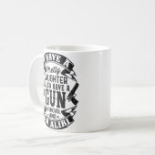 ガンパパ – 保護父モード🔫👧 コーヒーマグカップ (正面左)